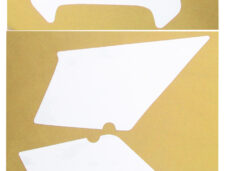 Honda Mt Stickerset 3-delig Honda Mt Wit (blackout Folie) (laatste Model Mt Kappenset)