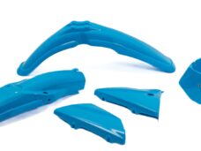 Zestaw owiewek plastikowych do Yamahy DT50 MX80, pasujący do DT50 DT80MX, jasnoniebieski (G8 Sky Blue) (jak oryginał 5j1-21511-20, 5j0-21611-20, 5j0-21711-20, 5j0-21721-20, prawy 5j0-84130-50)