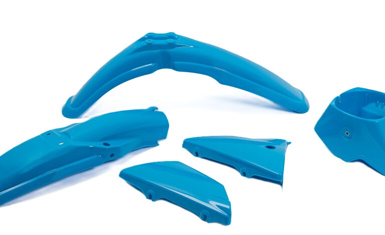 Yamaha DT50 MX80 Verkleidungssatz Kunststoff Passend für DT50 DT80MX Hellblau (G8 Himmelblau) (wie Original 5j1-21511-20 5j0-21611-20 5j0-21711-20 5j0-21721-20 R/h 5j0-84130-50)