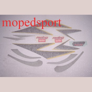 Aprilia Transferset Voorplaat Lemonyellow Voor Ditech 01 8267405 Frame Delen Stickerset