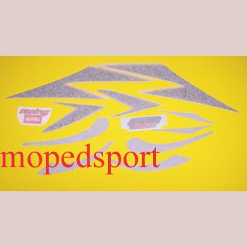 Aprilia Transferset Voorplaat Lemonyellow Voor Sr2001 8267411 Frame Delen Stickerset