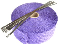 Universeel Thermische / Isolatie Hitte Uitlaat Band / Tape Paars 50mm Breed - 10 M Lang - 1.5mm Dik