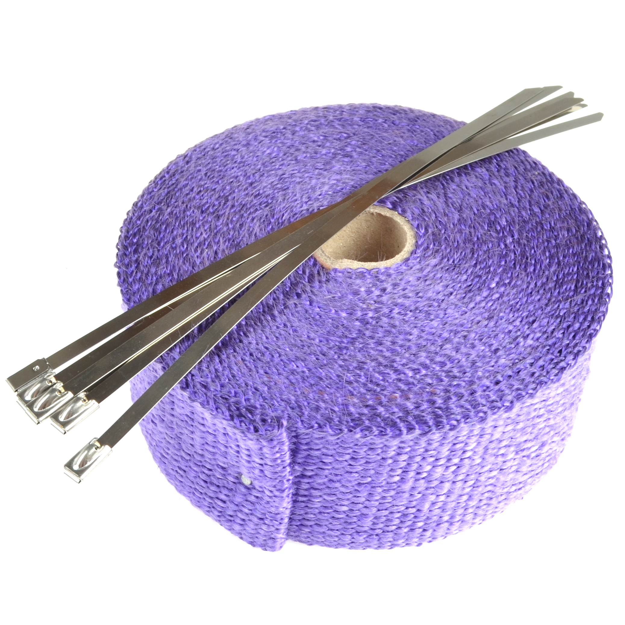 Universeel Thermische / Isolatie Hitte Uitlaat Band / Tape Paars 50mm Breed - 10 M Lang - 1.5mm Dik