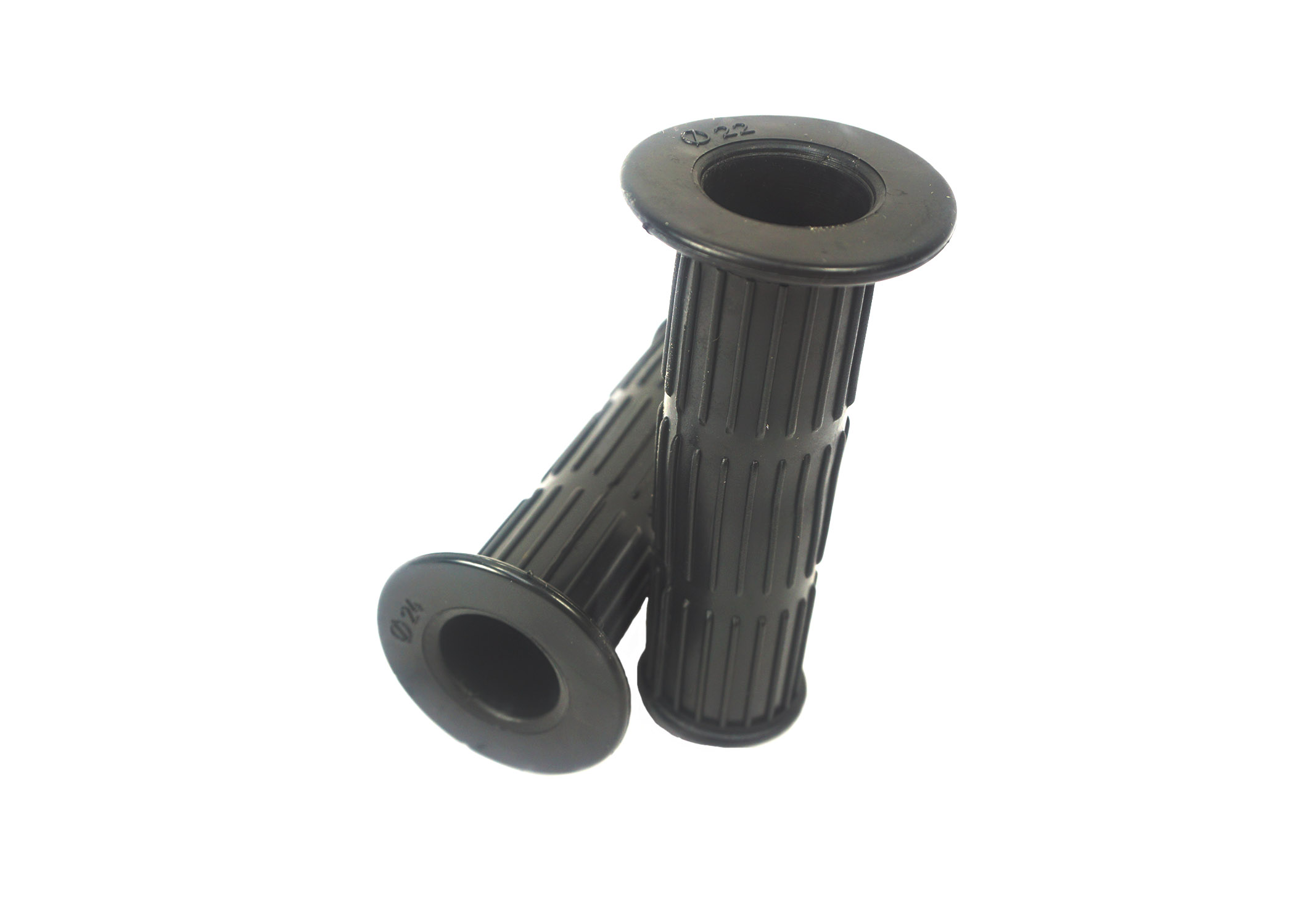 YAMAHA FS1 Handvat set FS1 zwart 353-26242-00 + 353-26241-00 nieuwe type 22/24x110mm