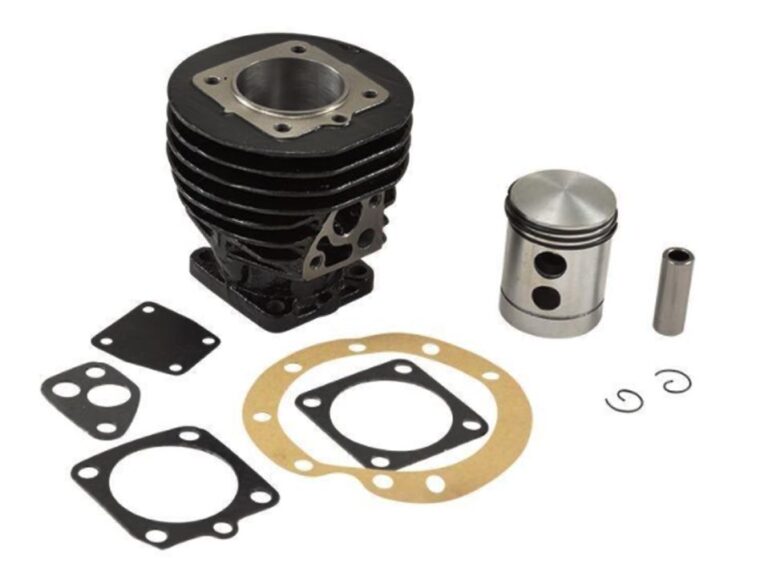 Universeel Gietijzer Cilinder + Zuiger Met Pakkingset - Niet Origineel - Past Op Solex 50cc Compleet 1010 - 1400 - 1700 - 2200 - 3300 - 3800 - 5000 Race
