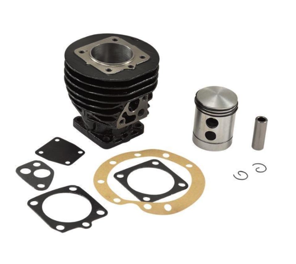 UNIVERSEEL Gietijzer cilinder + Zuiger met pakkingset - niet origineel - past op Solex 50CC Compleet 1010 - 1400 - 1700 - 2200 - 3300 - 3800 - 5000 RACE