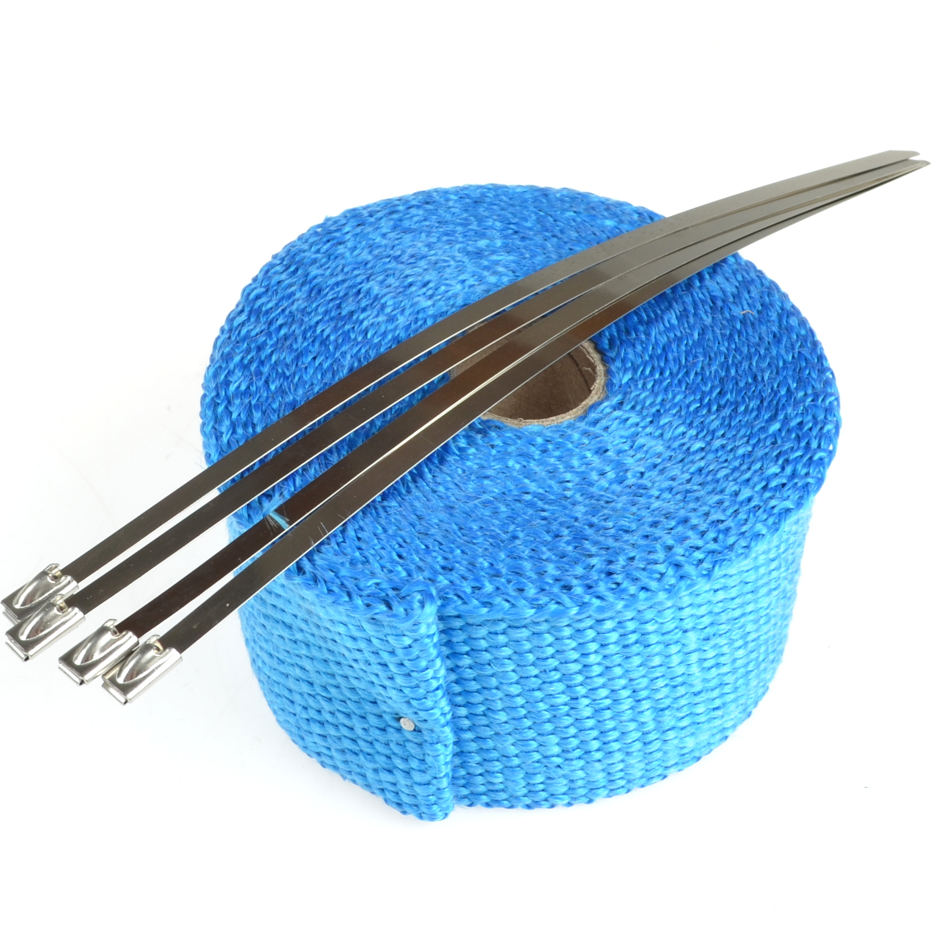 Universeel Thermische / Isolatie Hitte Uitlaat Band / Tape Blauw 50mm Breed - 5 M Lang - 1.5mm Dik