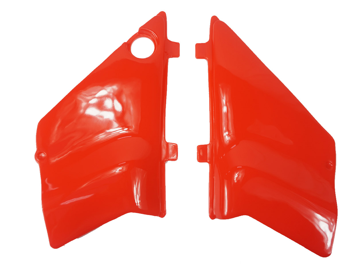 Honda Mb/mt Mtx Zijkappen / Zijscherm Set Rood Kort Honda Mt5
