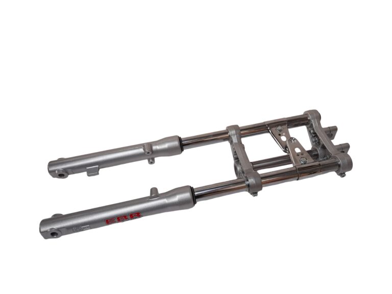 EBR aluminium voorvork grijs met trommelrem voor Tomos A35 en Puch Magnum