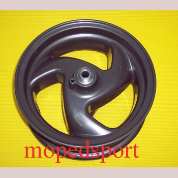 Roda dianteira original Buxy para scooter Peugeot e peças de freio.