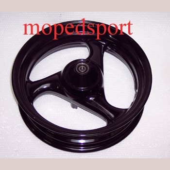 Roda dianteira Aprilia preta 3.50x13 SR50 8208306 - Peças para rodas e freios