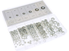 Universeel Assortiment Set Moeren Rvs 6 Maten 300-delig: 80x M3 Moer 70 X M4 Moer 70 X M5 Moer 50 X M6 Moer 20 X M8 Moer 10 X M10 Moer