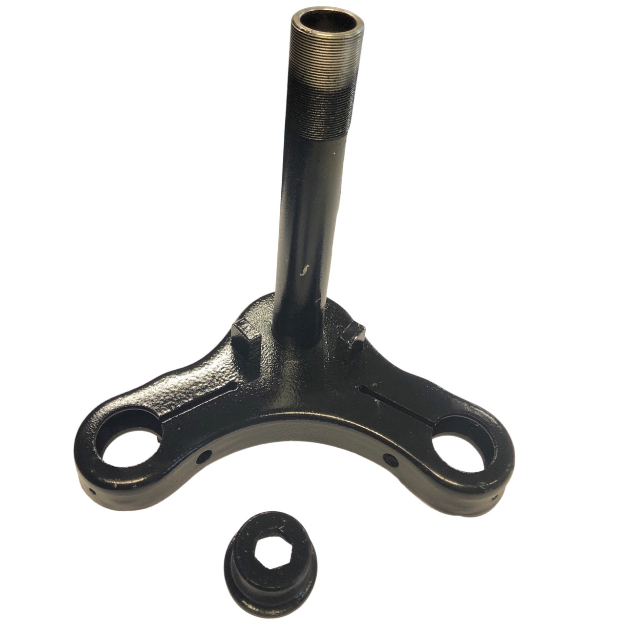 Bromfiets 517 515 Kroonstuk T-stuk Zwart Bromfiets Buis 165mm Model 517 Oud Model 515-12.630 / 517-12.660