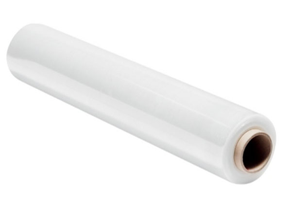 Transparante wikkelfolie rol 50cm breed 300 meter 20 micron voor pallets