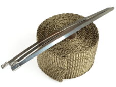 Titanium hitteband 50mm 5 meter heat wrap voor uitlaat