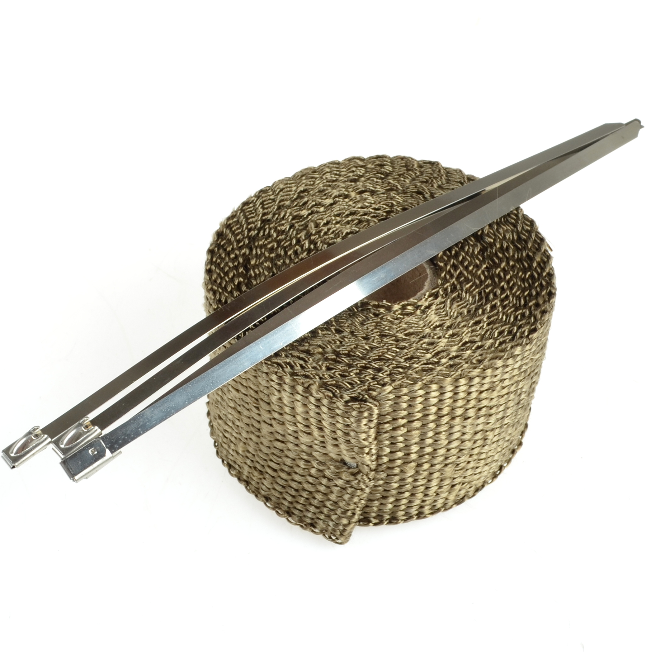 Titanium hitteband 50mm 5 meter heat wrap voor uitlaat