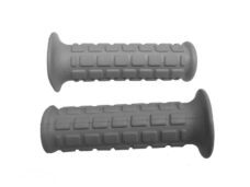 Universeel Handvatset Grijs Rubber 22 / 24mm 130mm Lusito Stuur Bromfiets Kreidler Puch Tomos