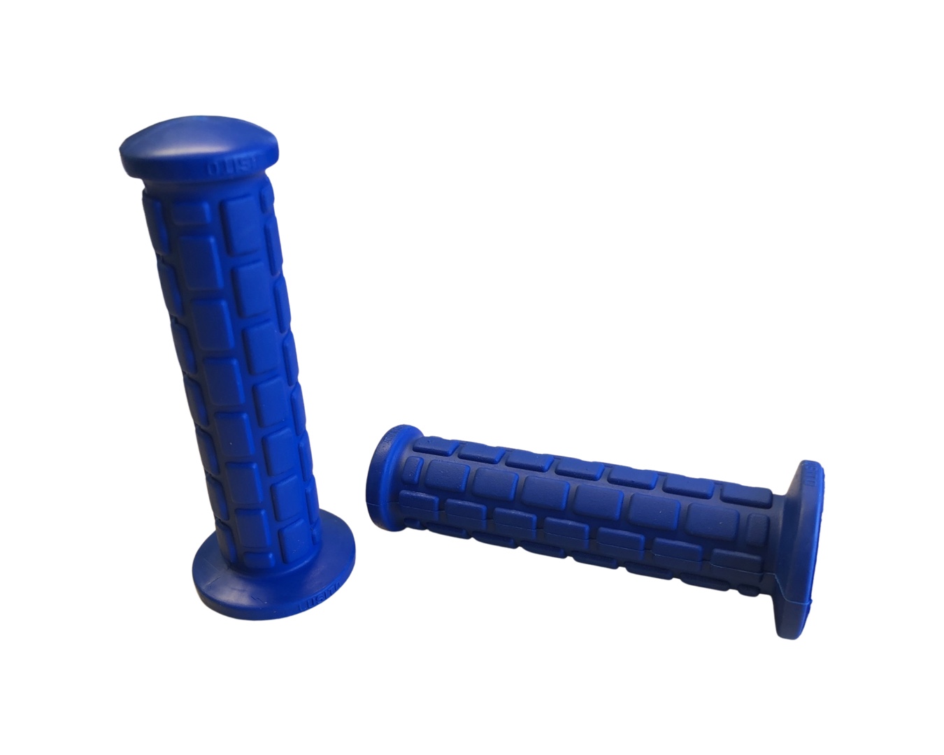 Universal Moped Mbk Puch Maxi Tomos Handvat Rubber Set Blauw 22/24x115mm Blok Lusito Kreidler Bromfiets Puch Tomos