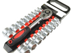 Universeel Gereedschap Dopsleutelset - 1/2'' Ratel + Doppen Maat 8 Tot En Met 20 - 22 - 24 - 27 - 30 - 32mm