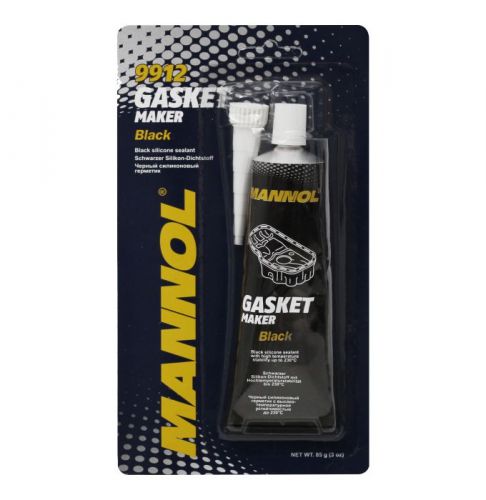 Mannol zwarte vloeibare pakking 85 gram siliconenkit tube hittebestendig