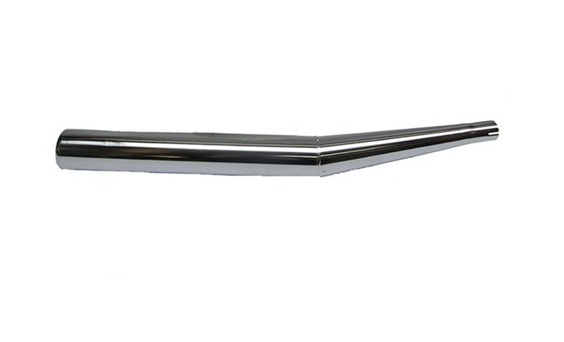 Bromfiets Cs/zd Uitlaatdemper Cs/zd 25/50 Uitlaat Knik 446-22.705 Diameter Uitlaat: 60mm - Spruitstukaansluiting: 26mm