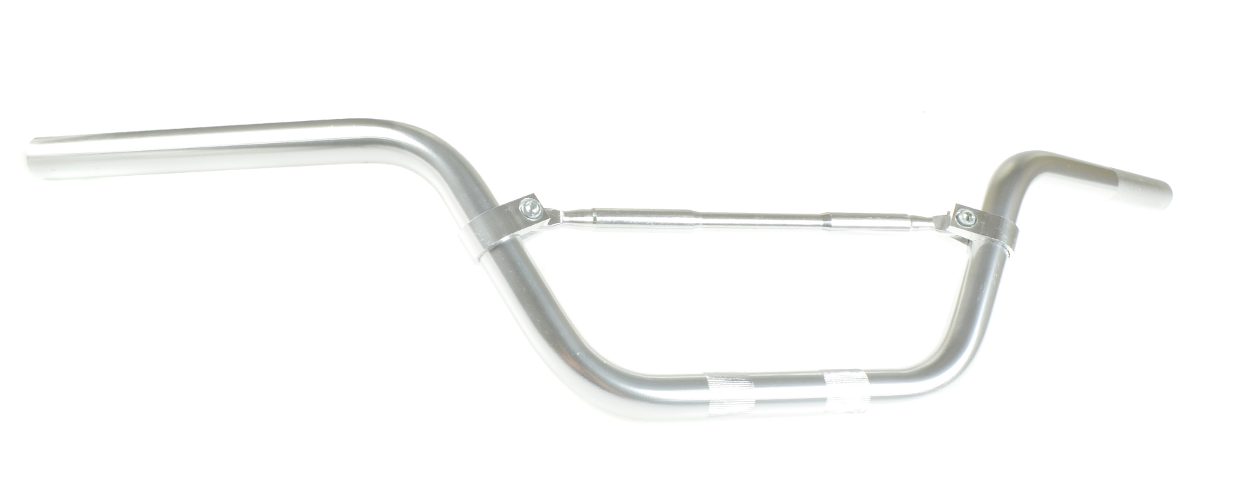 Universeel Stuur Zilver 22mm Cross Aluminium 75cm Lang / 8cm Hoog
