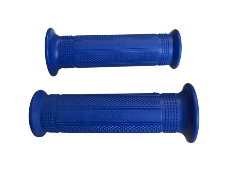 Universal Handvat Rubber Set Blauw 22/24x115mm Lusito Kreidler Bromfiets Puch Tomos