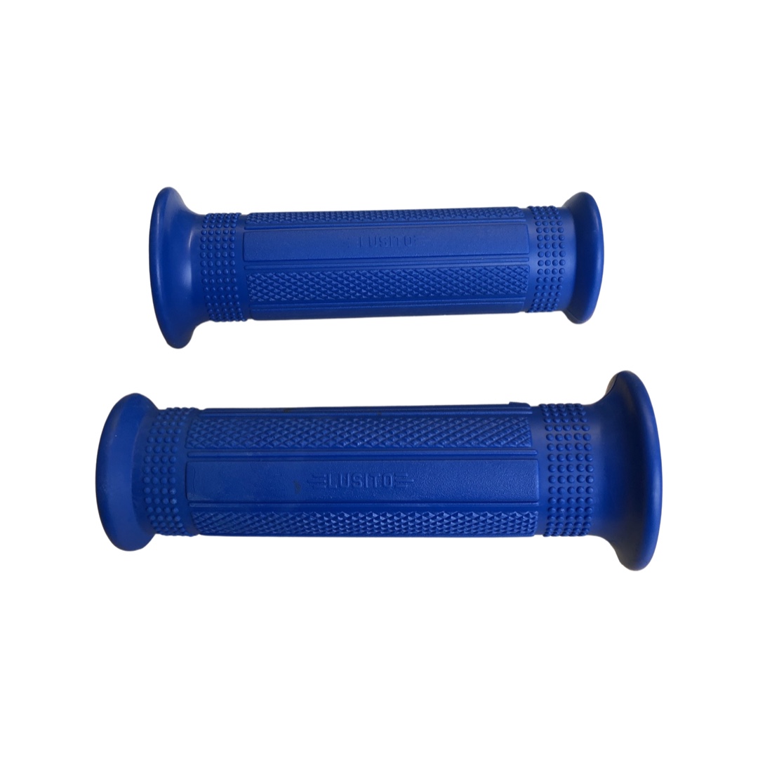 Universal Handvat Rubber Set Blauw 22/24x115mm Lusito Kreidler Bromfiets Puch Tomos