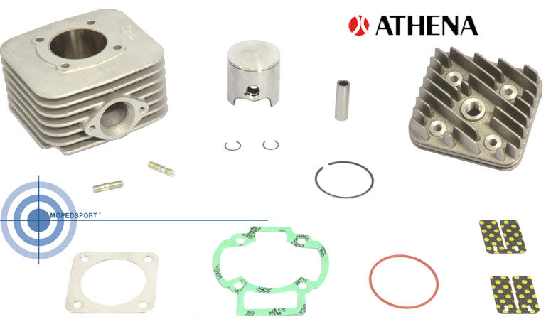 Athena Piaggio/vespa Cilinder +zgr+ Kop 80cc Luchtkoeling Past Alleen Met Krukas 80cc Nr 912 O.a Stalker Sfera Zip Typhoon Easy Moving Ice Stalker Storm Typhoon Fly Nrg50extreme Mc3 Sfera Et2-carburateur Model 97-01 Zip /lx 072600