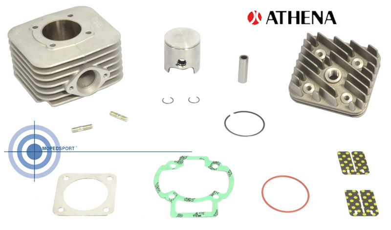 Athena Piaggio/vespa Cilinder +zgr+ Kop 80cc Luchtkoeling Past Alleen Met Krukas 80cc Nr 912 O.a Stalker Sfera Zip Typhoon Easy Moving Ice Stalker Storm Typhoon Fly Nrg50extreme Mc3 Sfera Et2-carburateur Model 97-01 Zip /lx 072600