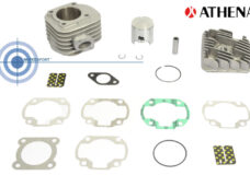 Athena Minarelli Ac Cilinder + Zuiger + Kop 80cc 47.6 12mm Pen Horizontale Motor Mbk Motron P.g.o. Big Max Super Fifty Yamaha Cs Jog Vino Breeze Why Zest Neo`s Luchtkoeling Malagutti Centro Ciak F10 F12 Yesterday 074900/1