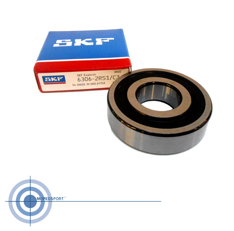 SKF UNIVERSEEL Kogelager 6306 2RS1 C3 / 2RSH C3 LAGER/MOTORDELEN