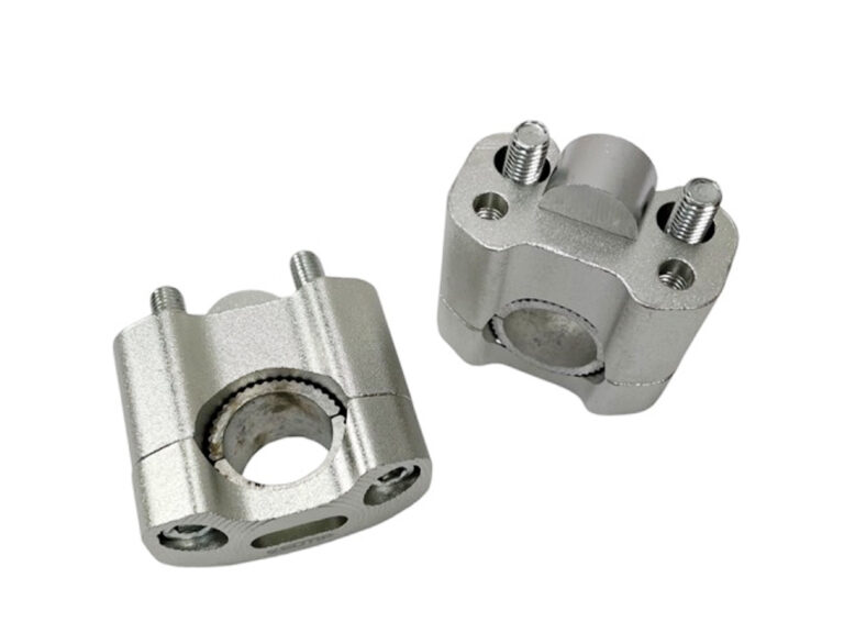 Universeel Bromfiets Scooter Stuuradapter / Stuurklem 22 - 28mm Zilver