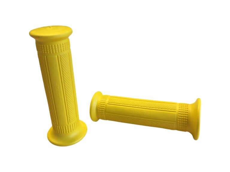 Universeel Handvat Rubber Set Geel 22/24x115mm Targa Lusito Kreidler Puch Tomos