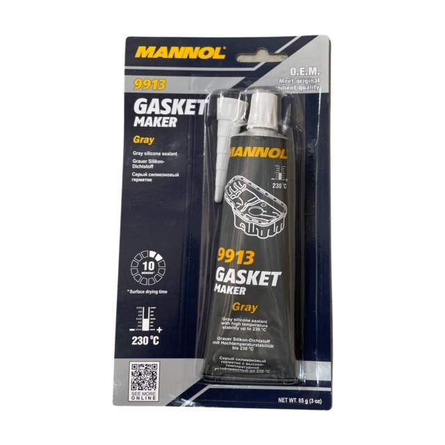 Universeel Gereedschap Vloeibare Pakking Grijs 85 Gram Siliconen Mannol Hoge Temperatuur (made In Germany) vloeibaar