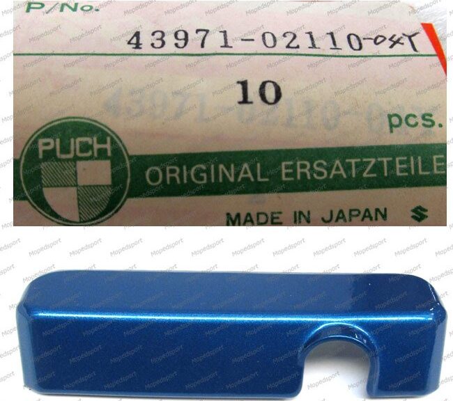 Puch Plaat Origineel Blauw 43971-02110.04