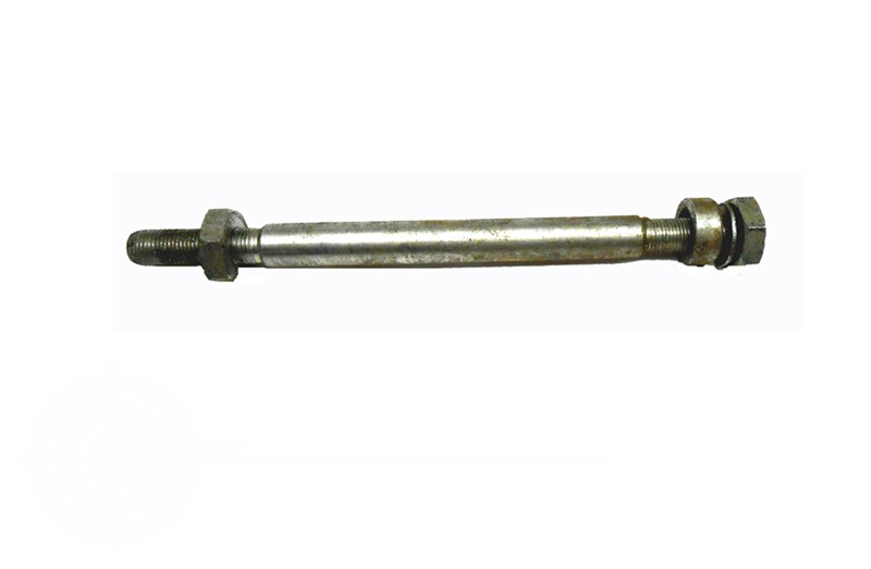 Originele Puch wielas met afstandsbus 10mm 170mm voor Maxi