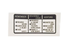 Honda Mb/mt Sticker Instructies Zwart / Transparant Mb / Mt 