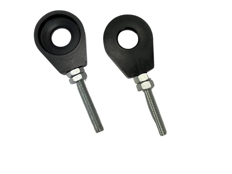 Universeel Kettingspanner M6 12mm Cnc Aluminium Geanodiseerd Zwart Set