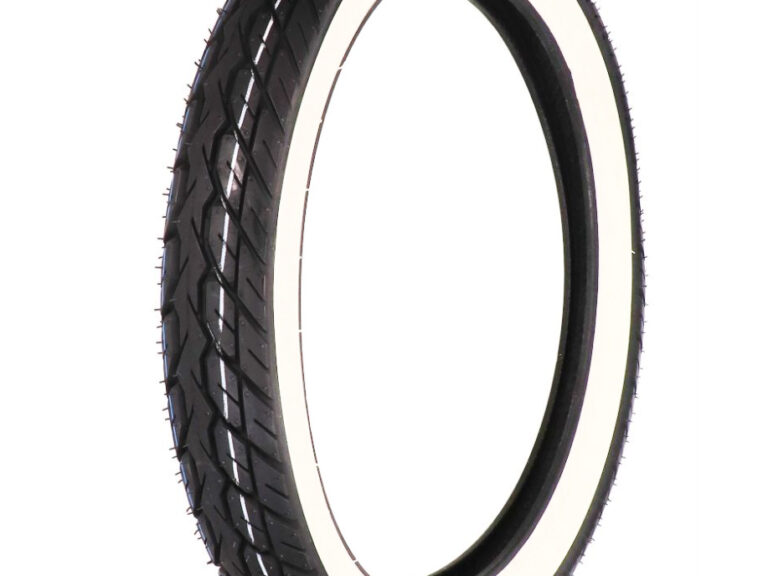 UNIVERSEEL BROMFIETS Buitenband 17x2.75 whitewall 17 INCH 2,75 / 275 wit