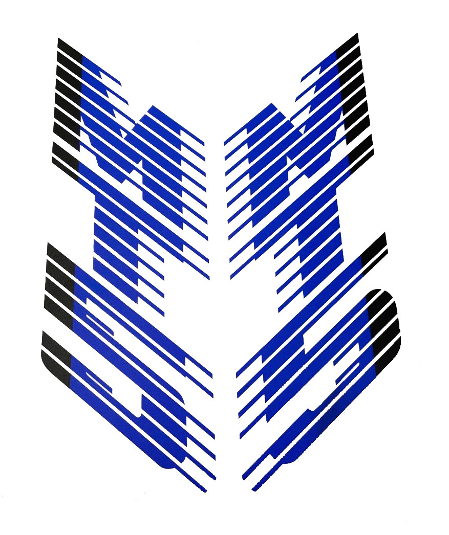 Honda Mt Stickerset Honda Mt5 1988 - 1989 Blauw Wit