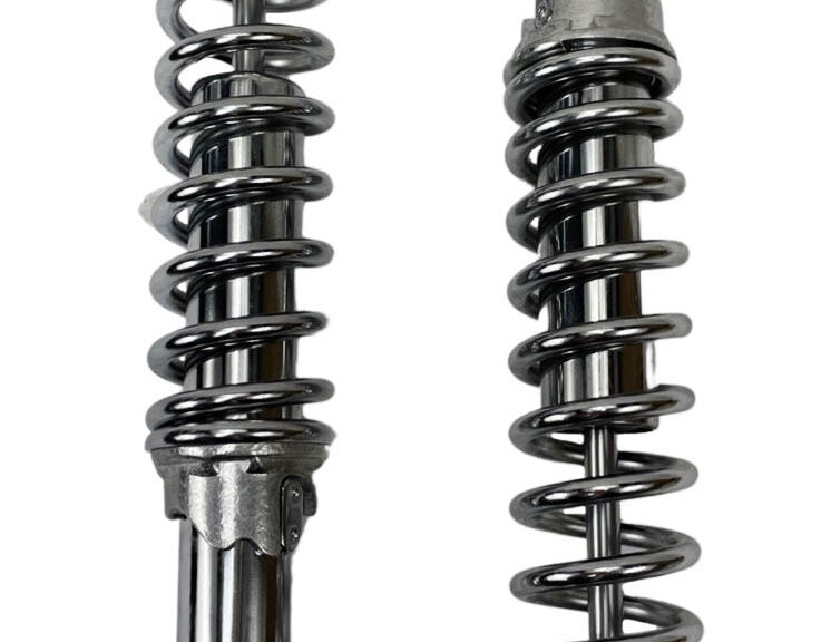 Universeel Schokbrekerset 280mm Chroom Puch - Tomos - Gilera