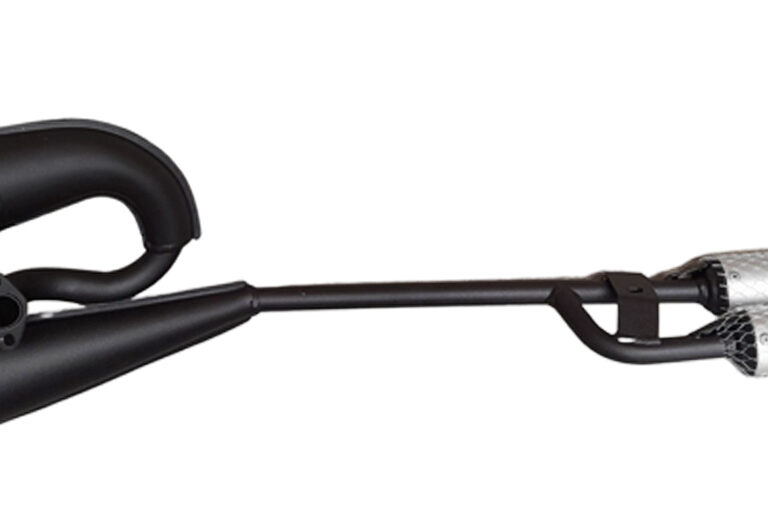 Tecno Circuit dubbele uitlaatdemper zwart 25mm voor Puch Maxi