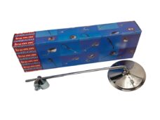 Bumm 922/16P chroom spiegel met klem voor 22mm brommerstuur