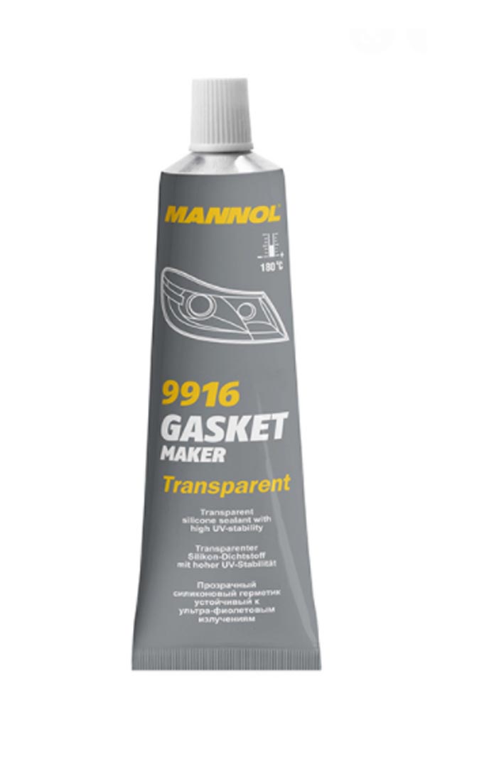 Universeel Vloeibare Pakking Transparant 85 Gram Siliconen Mannol Hoge Temperatuur (made In Germany) vloeibaar