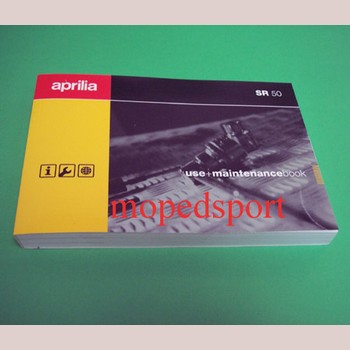 Aprilia Sr Handleiding In Engels Use/maintenacebook