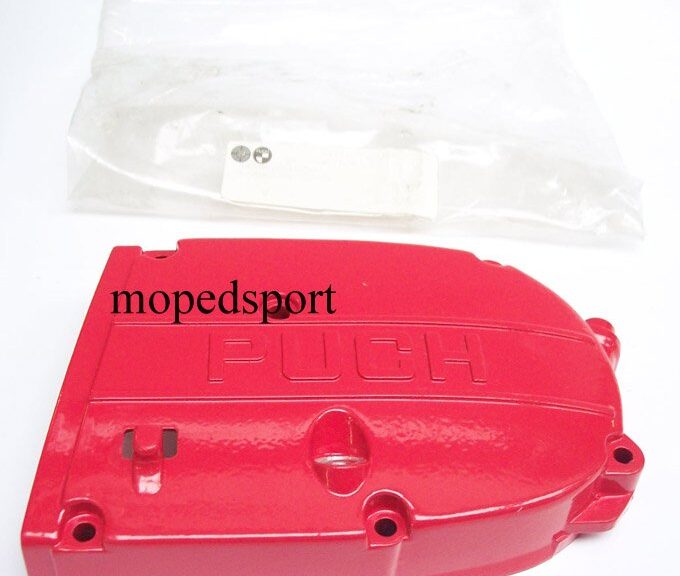 Puch carterdeksel rood origineel 349.1.107.351 3V. 3491107351 OEM