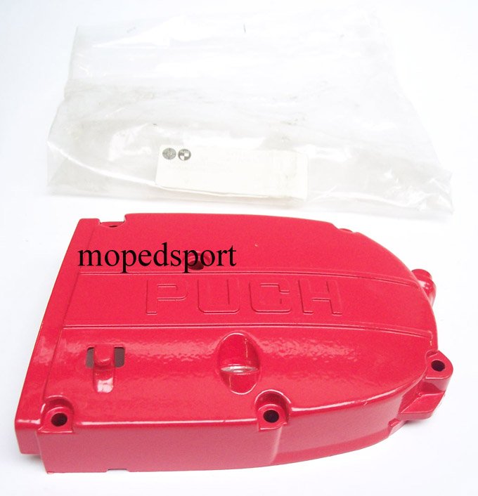 Puch carterdeksel rood origineel 349.1.107.351 3V. 3491107351 OEM
