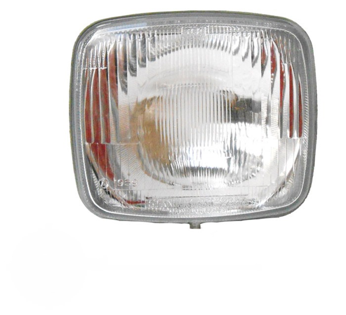 Originele Puch rechthoekige koplamp onderdeelnummer 5121-0217 voor bromfiets
