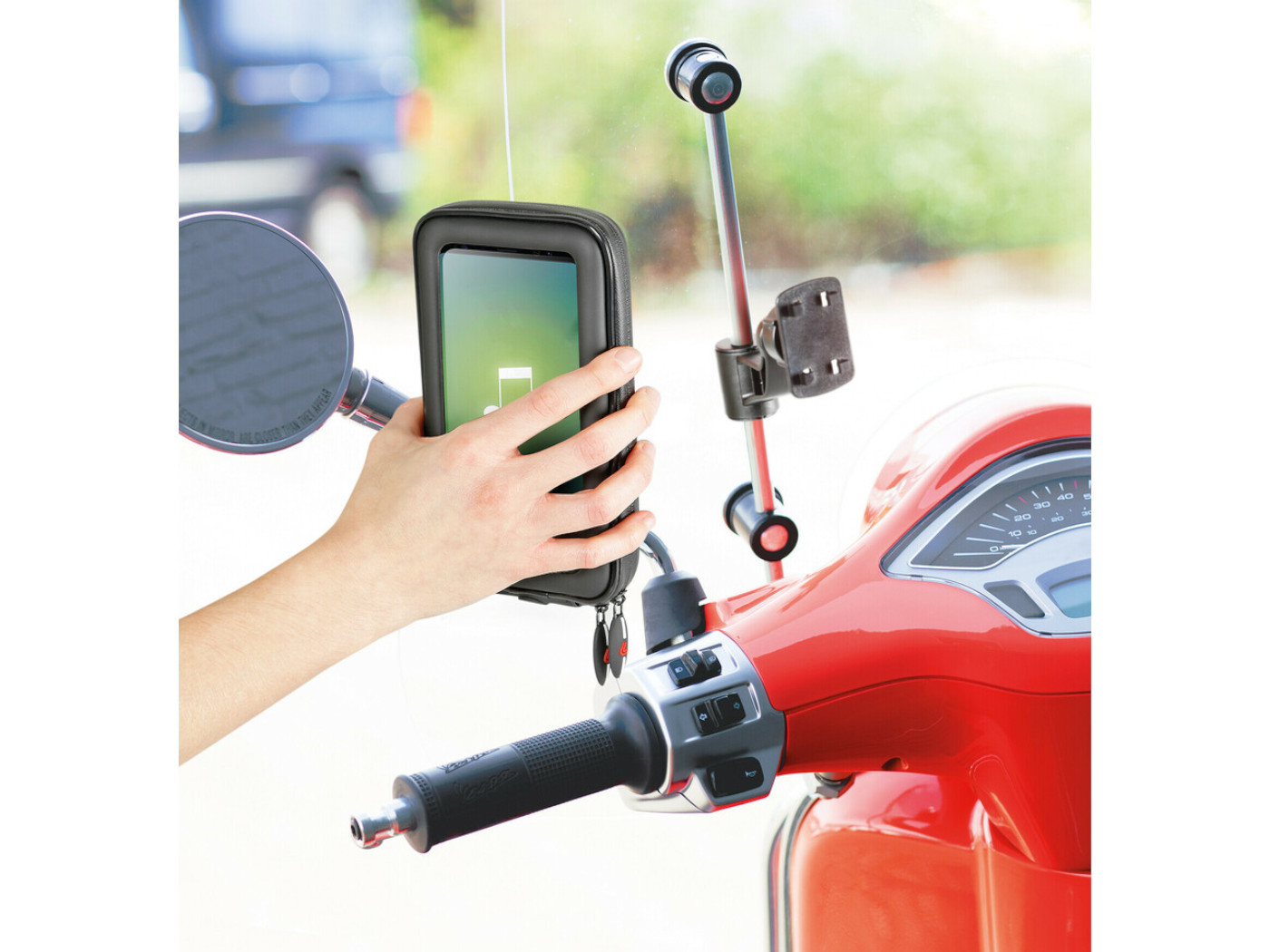 Houder Lampa Telefoon Smart Scooter Case Spiegel/windscherm 91571 - Afbeelding 4